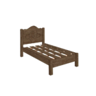 Cama Siena Solteiro Mocaccino – Carmolar Móveis