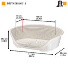 Cama Siesta Deluxe De Plástico Ferplast