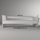 Cama Sofá Infantil   Branco
