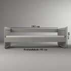 Cama Sofá Infantil   Cinza