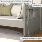 Cama Sofá Infantil   Cinza