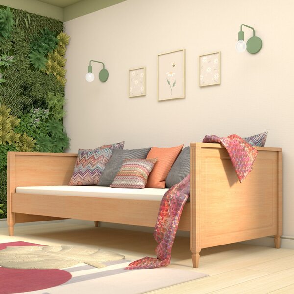 Cama Sofá Infantil Em Madeira Maciça Tudor Eucalipto