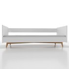 Cama Sofá Infantil Em Mdf Zen Moderna Branco