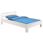 Cama Solteirão Madeira Maciça Com Estrado Theo Branco