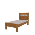 Cama Solteiro 100% Mdf - Safira -cinamomo/off White - Tcil Mó
