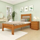 Cama Solteiro 100% Mdf Safira Cinamomo