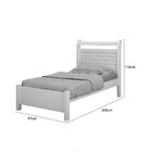 Cama Solteiro 181 Móveis Valverde Canion