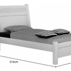 Cama Solteiro 185 100% Mdf Cinamomo