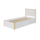 Cama Solteiro 2 Gavetas Íris Cabecasa Madeiraoriginals Branco