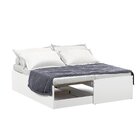 Cama Solteiro 3 Em 1 Matrix Branco