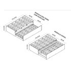 Cama Solteiro 3 Em 1 Matrix Branco