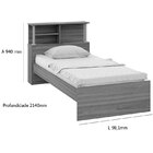 Cama Solteiro 7150a-castro - Nogueira