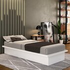 Cama Solteiro 8284 Oriental  Branco