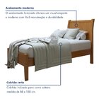 Cama Solteiro 90cm Classic   Amêndoa/mel