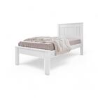 Cama Solteiro Aconchegante E Moderna Violeta Branca