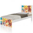 Cama Solteiro Adesivada Animais