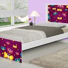 Cama Solteiro Adesivada Borboletas