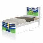 Cama Solteiro Adesivada Copa Do Mundo Brasil Com Colchão