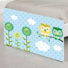 Cama Solteiro Adesivada Corujinhas Com Colchão