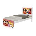 Cama Solteiro Adesivada Princesas Medievais Com Colchão