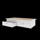 Cama Solteiro Adulto Com 2 Gavetas Deva Yescasa Branco