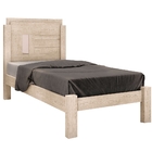 Cama Solteiro Amanda Amarula Com Colchão