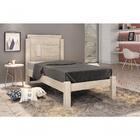 Cama Solteiro Amanda Amarula Framar Móveis