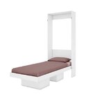 Cama Solteiro Articulável Vertical 80cm Manhattan Art In Móve