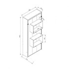 Cama Solteiro Articulável Vertical 80cm Manhattan Art In Móve