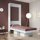 Cama Solteiro Articulável Vertical 80cm Manhattan Art In Móve