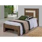 Cama Solteiro Ashley Castanho Com Colchão