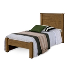 Cama Solteiro Ashley Marrom Grenat