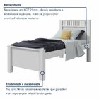Cama Solteiro Athenas Plus  Branco