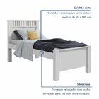 Cama Solteiro Athenas Plus  Branco