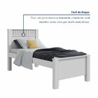 Cama Solteiro Athenas Plus  Branco
