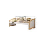 Cama Solteiro Babá Madeira Maciça/mdf Exclusive Casatema Made