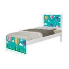 Cama Solteiro Balões No Céu