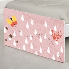 Cama Solteiro Barcelona Corujinhas E Borboleta