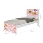 Cama Solteiro Barcelona Corujinhas E Borboleta