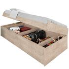 Cama Solteiro Baú Cinthya Amarula