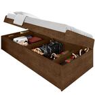 Cama Solteiro Baú Cinthya Malbec