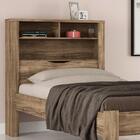 Cama Solteiro Baú Com Nicho Invicta Atacama - Santos Andirá