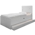 Cama Solteiro Baú Larissa Com Cama Auxiliar Dani Framar