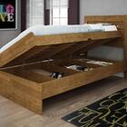 Cama Solteiro Baú Larissa Malbec