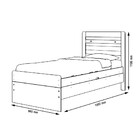 Cama Solteiro Baú Larissa Malbec