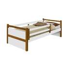 Cama Solteiro Bianca Branca E Marrom