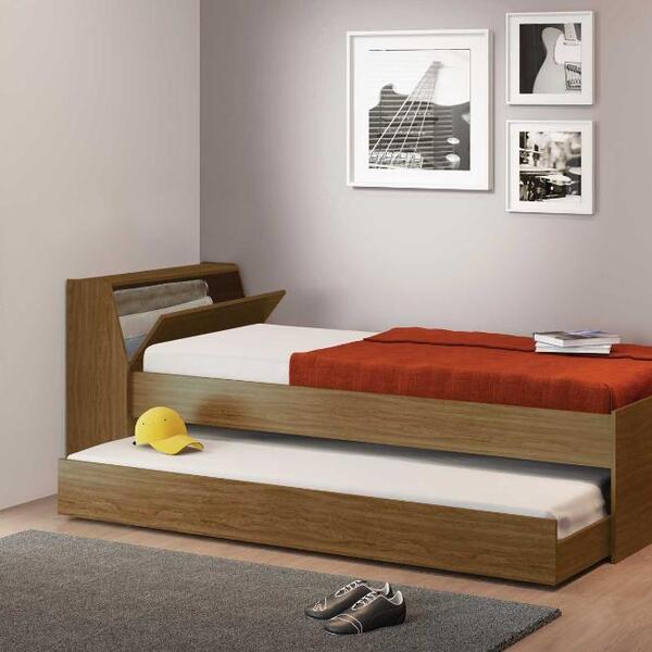 Cama Solteiro Bicama Ditália Bb-28 Diamond