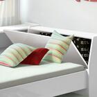 Cama Solteiro Bicama Est C/ 2 Colchões Ditália Bb2829 Branco