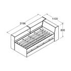 Cama Solteiro Bicama Estante Ditália Com Kit Luz BB-28-29 Pre