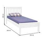 Cama Solteiro Bogart Branco